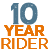 10-Year Rider