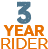 3 Year Rider