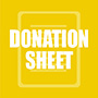 Ride Fundraising Kit - donation sheet