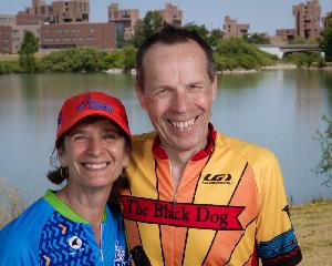 Cathy and Chris at the Ride for Roswell
