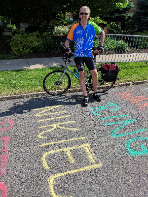 Ride For Roswell 2019 - just before the peloton