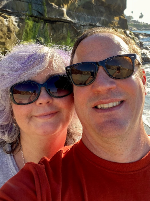 Debbi & me in La Jolla California