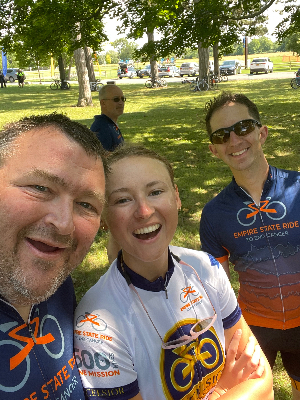 Last test stop on the 2022 Ride with my niece Emily White