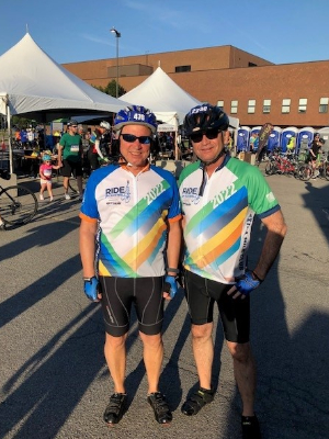 Me with my good friend and team Captain John Hoffmann right after our 2022 R4R.
